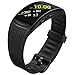 Samsung Gear Fit2 Pro Fitness Smartwatch - Black, Small (SM-R365NZKNXAR) + Fusion Bluetooth Headphones + Gear Black Jacket Case + 1 Year Extended Warranty