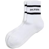 SPLITS59 Women's Logo Stripe Ankle Socks With Grip