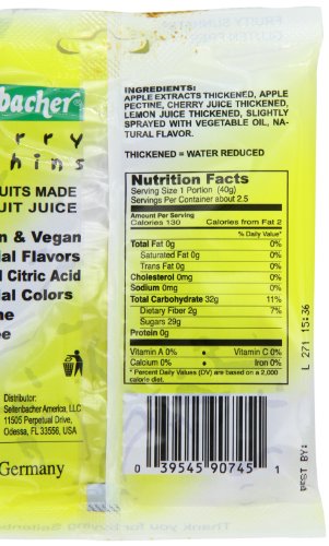 Seitenbacher Cherry Dolphins Gummi Fruit, 3.0-Ounce Bags (Pack of 12)