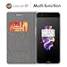 One Plus 5 case,Feitenn Premium Flip Leather PU Wallet case Sleep Wake up Smart Cover with Stand Kickstand Card Holder Magnetic Closure Slim Fit Cover case for One Plus Five Oneplus 5 1+5 2017 (Gray)