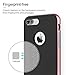 iPhone 7 Plus Case, ROCK [Royce] - Black & Rose Gold [Ultra Thin][Heavy Duty][Metal Texture Side Buttons][Dual Layered][Slim Fit][Hard PC + Soft TPU] For Apple iPhone 7 Plus (2016)
