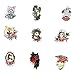 Homyu Stickers Old School Tattoo 50 Pcs PVC Decals Waterproof Sunlight-Proof DIY Ideals for Cars Motorbikes Skateboard Spinner Luggages Laptops
