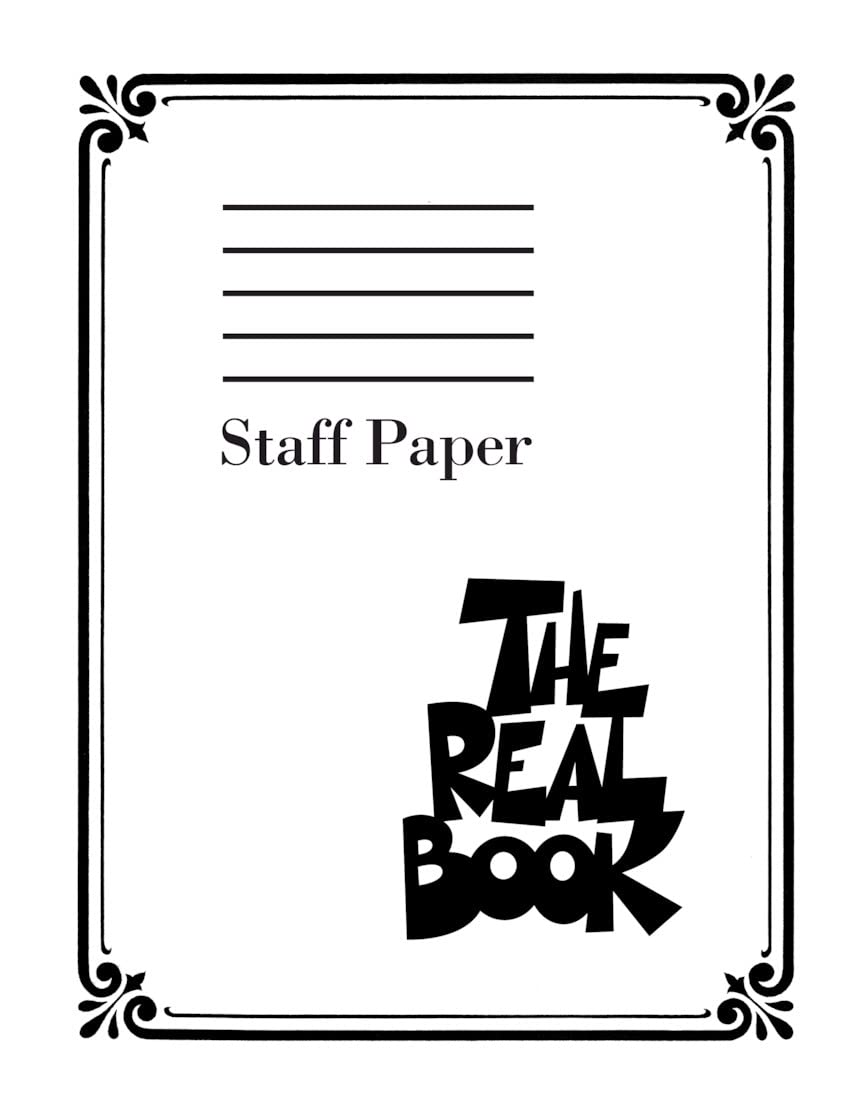 The Real Book – Staff Paper | 400 Pages of Perforated Manuscript Paper with 9 Staves Per Page | Ideal for Composers Songwriters and Music Students | Hal Leonard Sheet Music Notebook