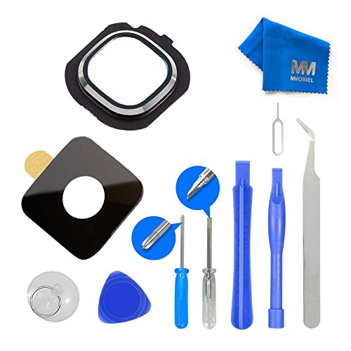 Mmobiel back rear camera glass lens frame cover ring re…