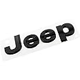 Mopar 2014 Jeep Wrangler Glossy Black Jeep Front or Rear Emblem Nameplate Decal