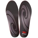 Sole Unisex Softec Ultra Insole,Black/Grey,Men's 10.5-11 M/Women's 12.5-13 M