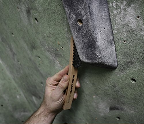 Escape Climbing Premium Black Boars Hair Brush L | Durable Cleaning Tool for Rock Climbing Holds | Natural Fiber Brush Designed for Ultimate Performance