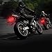 GreenClick 40W Motorcycle Tail Lights Universal Led Turn Signal and Brake Lights with License Plate Bracket for Harley Honda Yamaha Suzuki Kawasaki