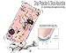 luolnh Compatible with iPhone 5 case,iPhone 5s Se Case with Flowers, Slim Shockproof Clear Floral Pattern Soft Flexible TPU Back Cover -3 Color Flowers