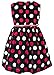 Lilax Girls' Polka Dot Belted Dress