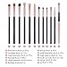 Eyeshadow Brush, Docolor 12 Pcs Eyebrow Kit Eye Makeup Brushes Set Concealer Eyeliner Eyebrow Cosmetic Blending Brush