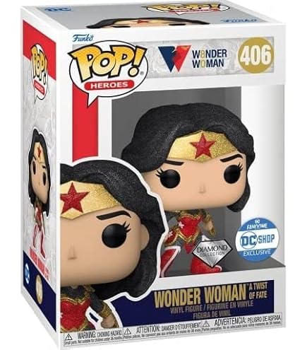 Amazon.com: Funko Pop! DC Heroes Wonder Woman #177 (Blue Dress