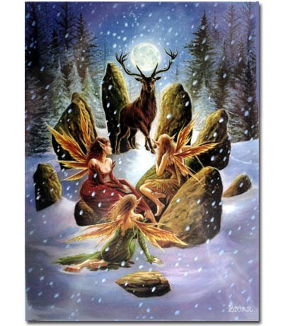 Yule Card - Yule Stag (Briar)