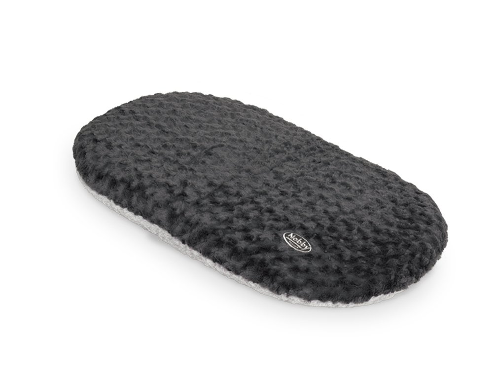 Nobby Oval Cushion Seoli, 80 x 49 x 4 cm, Dark/ Light Grey