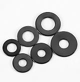 Qrity M6 x 12mm Carbon Steel Flat Round Seal Washer Spacer Gasket 20Pcs view 7