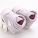 Voberry Baby Girls Toddler Lace up Sneaker Anti-Slip Boots Crib Shoes (0~6Month, Gray)
