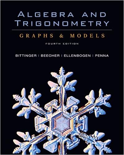 Algebra And Trigonometry Graphs Models And Graphing Calculator Manual Package 4th Edition Bittinger Marvin L Beecher Judith A Ellenbogen David J Penna Judith A 9780321501516 Amazon Com Books