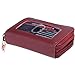 Alpine Swiss Womens Accordion Organizer Wallet Leather Credit Card Case ID