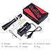 Tactical Flashlight Torch - 18650 Battery and Charger Included, Outlite E6 High-Powered LED Flash Light, Rechargeable Tac Light, Water Resistant Handheld Flashlight, Zoomable and 5 Modes