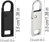 Lmyzcbzl 12 Metal Zipper Pull Tabs, Removable for Clothes, Luggage view 2