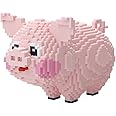 BDYDT Animal Pig Micro Building Blocks Set（2745PCS） Gift for Adults and Kids