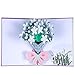 Antner Pop Up Cards Greeting Cards, 4 Romantic Bouquets 3D Cards Birthday Cards Thank You Cards Anniversary Cards Dating Cards Weddings Parties Thanksgiving Day Cards for All Occasions
