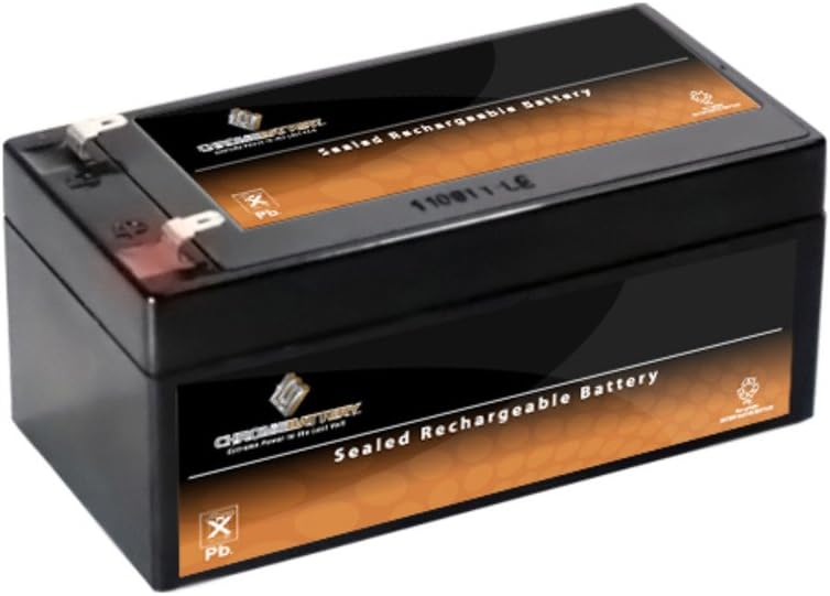 Chrome Battery 12V 3.3AH SLA Rechargeable Replacement Battery compatible with UPS Back Up, Alarm Devices, and More: 5.28 x 2.64 x 2.38, T1 Terminal