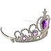 Funny Party Hats Princess Accessories - Princess Wand and Tiara - 6 Pc Princess Party Tiaras and Wands