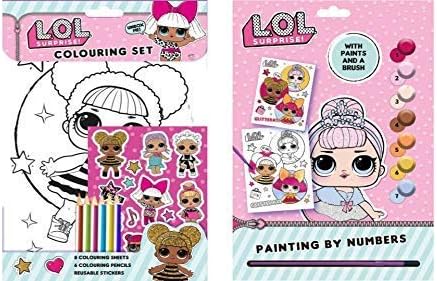 lol surprise colouring set