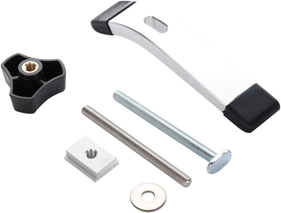 Mini T-Tracks Slot Miter Track Jig Fixture T-Slot Woodworking Pressboard Clamp T Screw T Slider Pressure Block