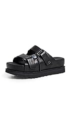 UGG Women's GOLDENSTAR HI Slide Sandal, Black