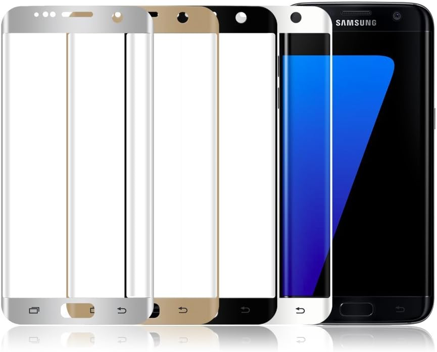 Samsung S7 Edge Premium Tempered Glass Screen Protector, Precise Curve Design by Impakt Accessories (Semi-Transparent)
