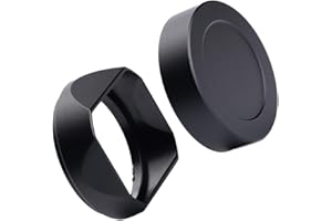 Metal Square Lens Hood (with Cover), Suitable for Sony FE 50mm F2.5 G,40mm F2.5,24mm F2.8,35mm F2.8 Replaces ALC-SH165/SH166 