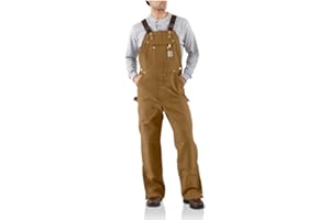 Carhartt Mens Loose Fit Firm Duck Bib OverallOverall