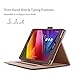 ProCase ASUS ZenPad S 8.0 Z580C Case (2015 ZenPad Z580C,Z580CA) with bonus stylus pen - Stand Cover Folio Case for ASUS ZenPad S 8.0 Z580C, Multiple Viewing angles, Document Card Pocket (Brown)