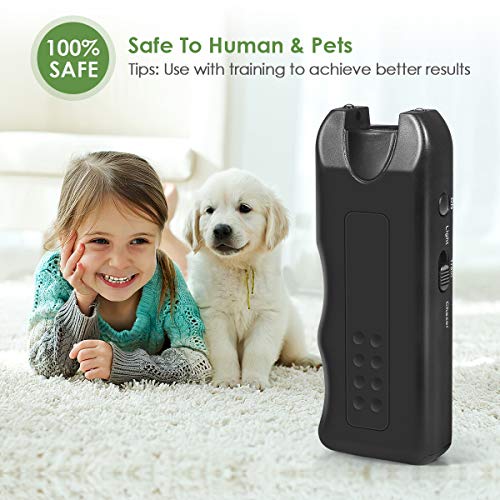 APlus+ Handheld Dog Repellent, Ultrasonic Infrared Dog Deterrent, Bark Stopper + Good Behavior Dog Training