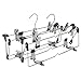 LOHAS Home 4 Tier Skirt Hanger Pants Hanger Stainless Steel Foldable Space Saving Hangers (2-Pack)