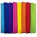 Ozera 8 Pack Antifreezing Popsicle Bags Freezer Popsicle Holders Reusable Neoprene Insulation Ice Pop Sleeves - Bright Colors & Stitched Edges Design