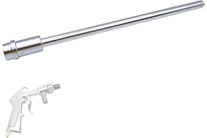 OKQX 8.4" Extended Sandblaster Nozzle – Precision Abrasive Blaster Tip for Sandblaster Gun Kits, Heavy-Duty Iron Replacement Nozzle for Industrial Surface Prep & Smooth Finishing