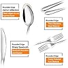 48-Piece-Cutlery-Set-with-Serving-Utensils-Elegant-Life-Stainless-Steel-Flatware-Silverware-Set-for-8-Tableware-Eating-Utensils-Dishwasher-Safe 48-Piece Cutlery Set with Serving Utensils, Elegant Life Stainless Steel Flatware Silverware Set for 8, Tableware Eating Utensils, Dishwasher Safe