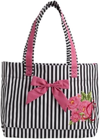 Jessie Steele Parlor Floral Tote Bag with Bow