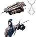 Assassin's Creed V Brown Arrow Hidden Blade Brotherhood Ezio Auditore Gauntlet Cosplay Replica Ubisoft Assassin's Creed Unity Wine + Assassin's Creed Necklace (with Bead necklace)