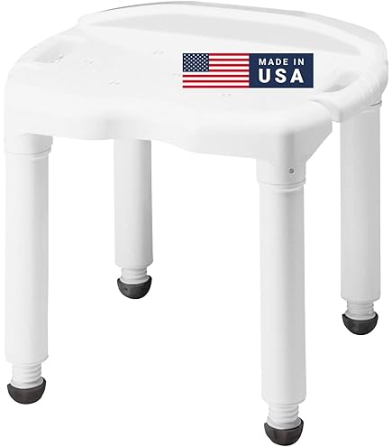 YUDA Triangular Bamboo Bath Seat For Elderly And Adults, Height