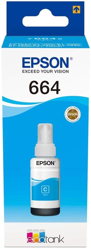 Epson EcoTank T6642 Cyan Ink Bottle 70 ml, 70ml