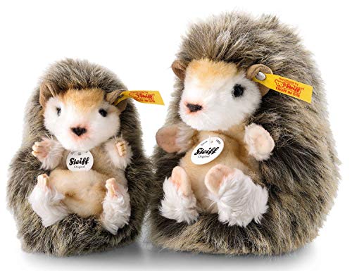 Steiff Joggi Baby-Igel - 10 cm - Igel Kuscheltier für Kinder - Stoffigel - weich & waschbar - braun meliert (070587) – Bild 5