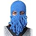 TGD Tentacle Octopus Cthulhu Knit Beanie Hat Cap Wind Ski Mask (Blue)