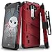 LG Stylo 2 Case, Zizo [Bolt Series] with FREE [LG Stylo 2 Screen Protector] Kickstand [Military Grade Drop Tested] Holster Belt Clip- LG Stylo 2 LS775
