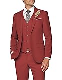 Wangyue Mens Suits 3 Piece Slim Fit Suits for Men