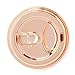 Sweet Water Decor Plastic Travel Mug with Lid, Motivational Commuter Coffee Tumbler, 16oz Double-Walled Insulated Cup, Cute Travel Accessories for Women (She Believed She Could - Rose Gold Lid)