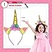 Unicorn Party Supplies Decorations for Girls - Special 64pcs Compelete Set - Happy Birthday Balloon Banner Cute Pink & Purple Latex Balloons Glitter Headband for Girl Cake Topper & Cupcake Wrapper Kit